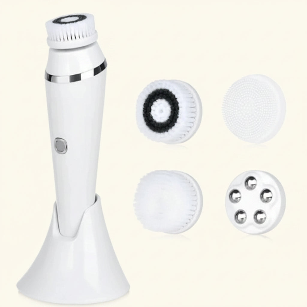 4 In 1 Rechargeable Handheld Facial Cleansing Brush