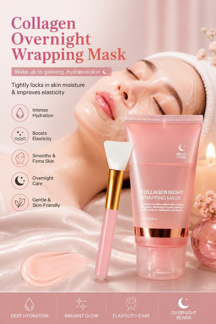 Collagen Overnight Mask with Brush