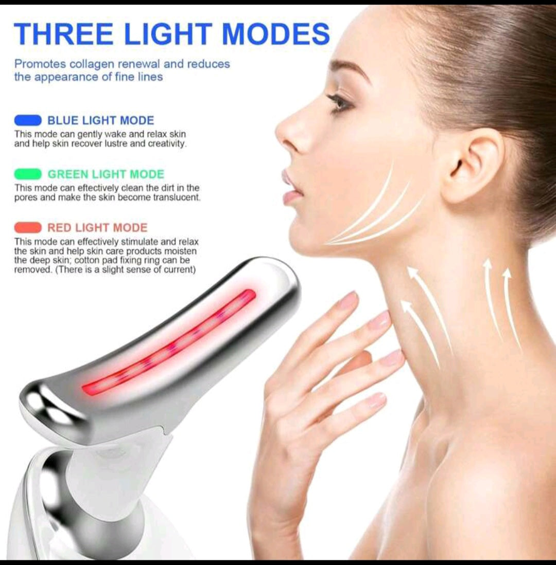 Microcurrent LED Neck & Face Rejuvenation Device