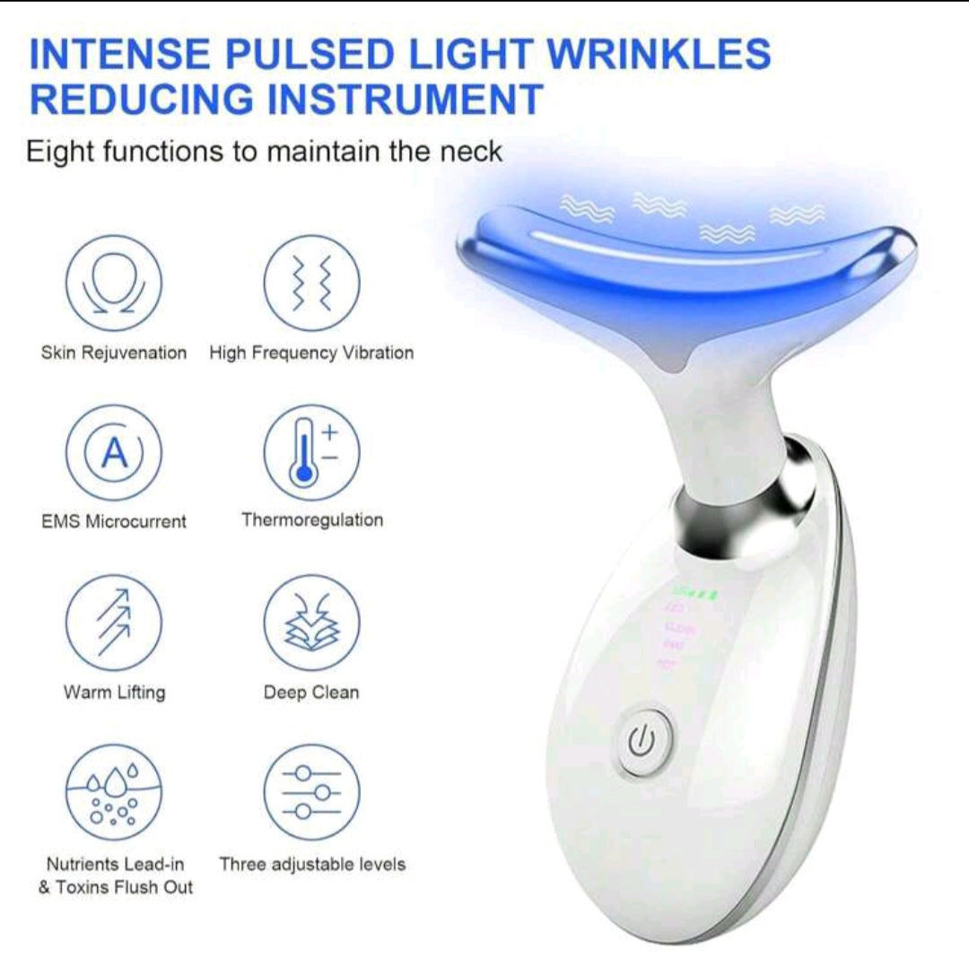 Microcurrent LED Neck & Face Rejuvenation Device