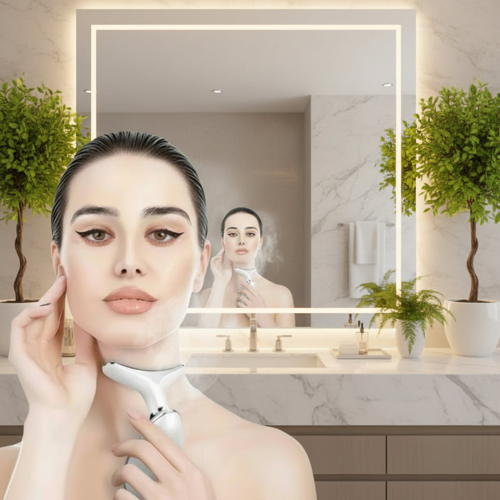 Microcurrent LED Neck & Face Rejuvenation Device