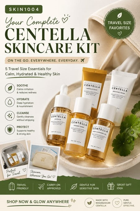 SKIN1004 Madagascar Centella Skincare Travel Set